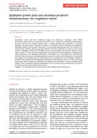 Epiphyseal growth plate and secondary peripheral chondrosarcoma: the neighbours matter