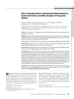 Risk of hypothyroidism following hemithyroidectomy: systematic review and meta-analysis of prognostic studies