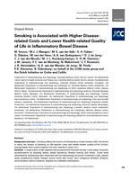 Smoking is Associated with Higher Disease-related Costs and Lower Health-related Quality of Life in Inflammatory Bowel Disease