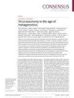 Virus taxonomy in the age of metagenomics