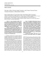 The Role of Rare Protein-Coding Variants in Anti-Tumor Necrosis Factor Treatment Response in Rheumatoid Arthritis