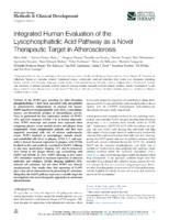 Integrated Human Evaluation of the Lysophosphatidic Acid Pathway as a Novel Therapeutic Target in Atherosclerosis