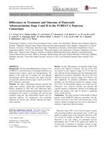 Differences in Treatment and Outcome of Pancreatic Adenocarcinoma Stage I and II in the EURECCA Pancreas Consortium