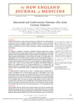 Alirocumab and Cardiovascular Outcomes after Acute Coronary Syndrome