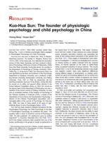 Kuo-Hua Sun: the founder of physiologic psychology and child psychology in China