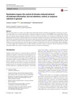 Rumination impairs the control of stimulus-induced retrieval of irrelevant information, but not attention, control, or response selection in general