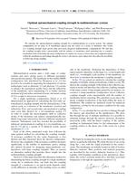 Optimal optomechanical coupling strength in multimembrane systems