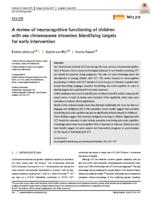 A review of neurocognitive functioning of children with sex chromosome trisomies: identifying targets for early  intervention
