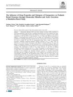 The influence of drug properties and ontogeny of transporters on pediatric renal clearance through glomerular filtration and active secretion: a simulation-based study