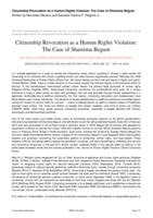 Citizenship revocation as a human rights violation: the case of Shamima Begum
