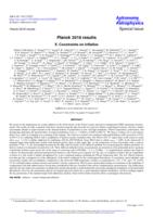 Planck 2018 results: X. Constraints on inflation