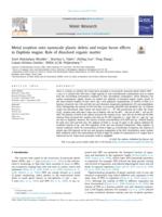 Metal sorption onto nanoscale plastic debris and trojan horse effects in Daphnia magna: role of dissolved organic matter