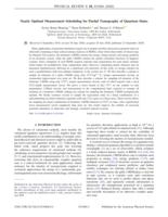 Nearly Optimal Measurement Scheduling for Partial Tomography of Quantum States