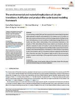 The environmental and material implications of circular transitions