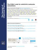 The DIRAC code for relativistic molecular calculations