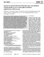 Graphene Liquid Cells Assembled through Loop‐Assisted Transfer Method and Located with Correlated Light‐Electron Microscopy