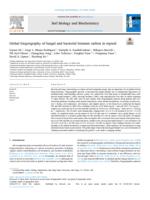 Global biogeography of fungal and bacterial biomass carbon in topsoil