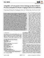 Integration of indocyanine green analogs as near-infrared fluorescent carrier for precise imaging-guided gene delivery