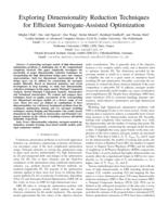 Exploring dimensionality reduction techniques for efficient surrogate-assisted optimization