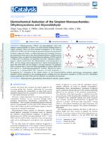 Electrochemical reduction of the simplest monosaccharides: dihydroxyacetone and glyceraldehyde