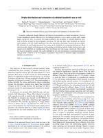 Height distribution and orientation of colloidal dumbbells near a wall