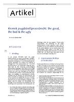 Kroniek jeugdstraf(proces)recht: the good, the bad & the ugly