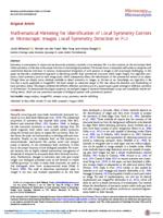 Mathematical mirroring for identification of local symmetry centers in microscopic images local symmetry detection in FIJI