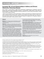 Increased YKL-40 and Chitotriosidase in Asthma and Chronic Obstructive Pulmonary Disease