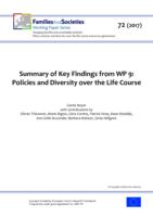 Summary of Key Findings from WP9: Policies and Diversity over the Life Course