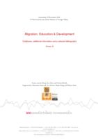 Migration, education & development : databases, additional information and a selected bibliography. Annex G.