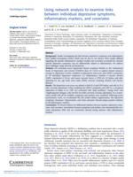 Using network analysis to examine links between individual depressive symptoms, inflammatory markers, and covariates