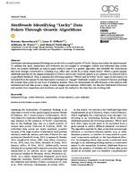 StatBreak: identifying "lucky" data points through genetic algorithms