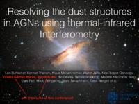 Resolving the dust structures in AGNs using thermal-infrared Interferometry