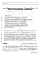 Fornax 3D project: automated detection of planetary nebulae in the centres of early-type galaxies and first results