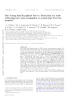 The young suns exoplanet survey: detection of a wide-orbit planetary-mass companion to a solar-type Sco-Cen member