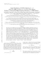 Large population of ALMA galaxies at z > 6 with very high [O III] 88 m to [C II] 158 m flux ratios: evidence of extremely high ionization parameter or PDR deficit?