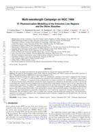 Multi-wavelength campaign on NGC 7469. VI. Photoionisation modelling of the emission line regions and the warm absorber