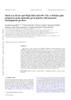 MusE GAs FLOw and Wind (MEGAFLOW) VII: a NOEMA pilot program to probe molecular gas in galaxies with measured circumgalactic gas flows