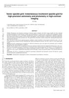 Vector speckle grid: instantaneous incoherent speckle grid for high-precision astrometry and photometry in high-contrast imaging