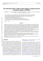 Wind-driven halo in high-contrast images: I. Analysis of the focal-plane images of SPHERE