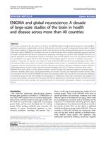 ENIGMA and global neuroscience: a decade of large-scale studies of the brain in health and disease across more than 40 countries