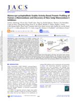 Manno-epi-cyclophellitols enable activity-based protein profiling of human α-mannosidases and discovery of new Golgi mannosidase II inhibitors