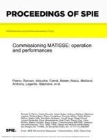Commissioning MATISSE: operation and performances
