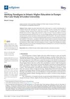 Shifting paradigms in Islamic higher education in Europe: the case study of Leiden University