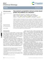 Glycosylated cyclophellitol-derived activity-based probes and inhibitors for cellulases