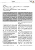 The hydrogenation problem in cobalt‐based catalytic hydroaminomethylation