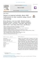 Dataset on maternal attitudes about child maltreatment in nine countries using a Q-sort methodology