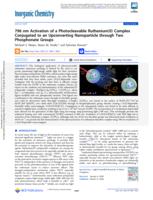 796 nm Activation of a photocleavable ruthenium(II) complex conjugated to an upconverting nanoparticle through two phosphonate groups
