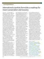 International scientists formulate a roadmap for insect conservation and recovery
