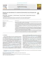 Steering root microbiomes of a commercial horticultural crop with plant-soil feedbacks